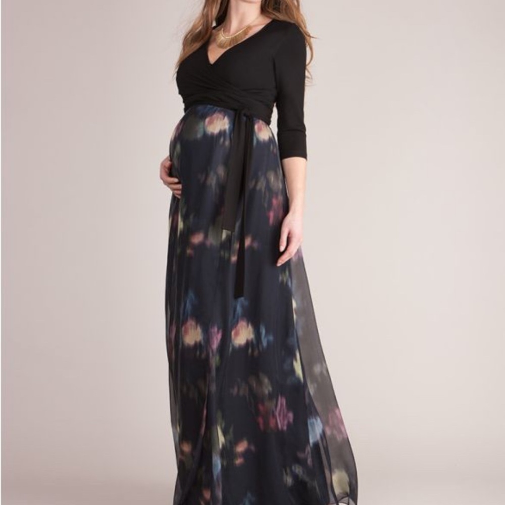 Seraphine Maternity Wrap Dress
